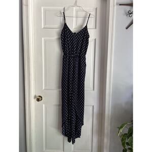 Women’s See You Monday Polka Dot Jump Suit Size Large C85